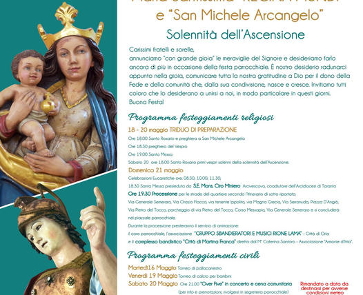 PROGRAMMA FESTA PARROCCHIALE 2023