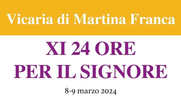 24 ore per il Signore